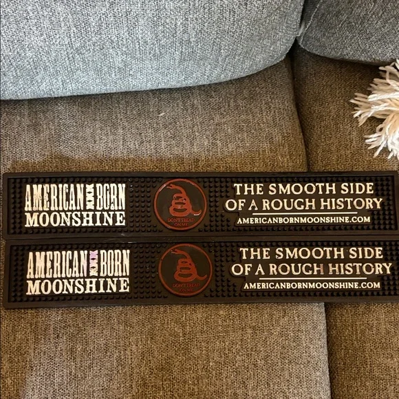 American Born Moonshine Bar Mat Set - Picture 6 of 7